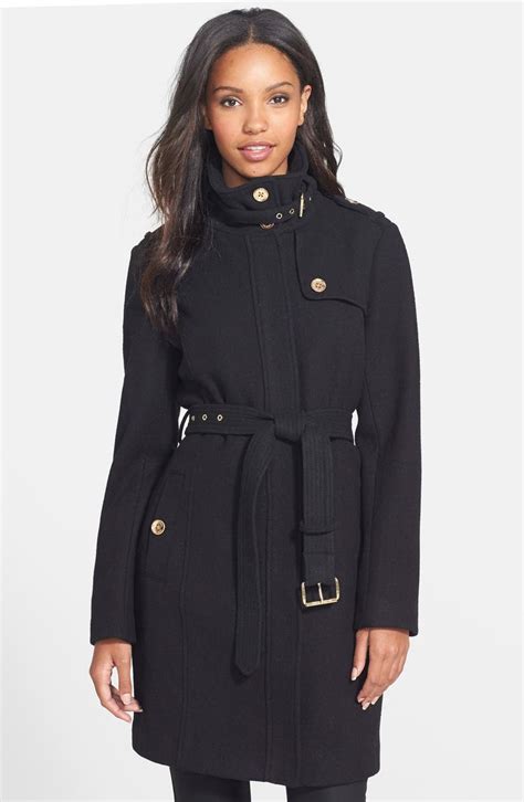 michael kors wool leather trench coat|michael kors trench coat men.